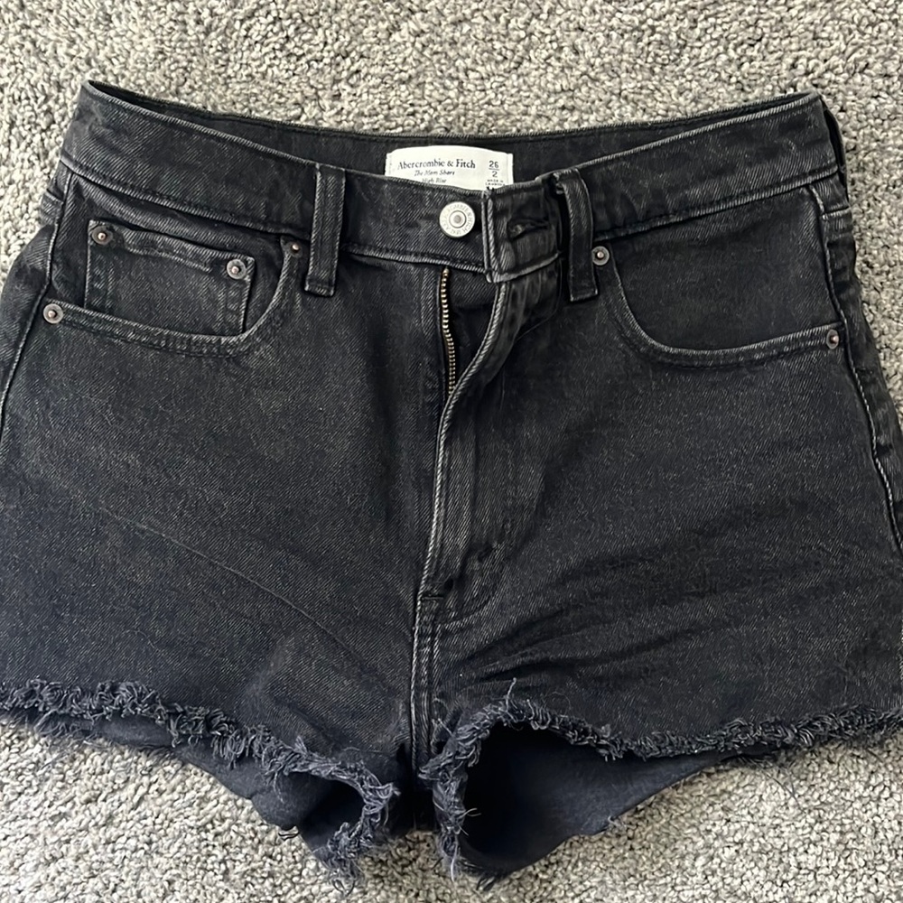 New Abercrombie high rise mom shorts